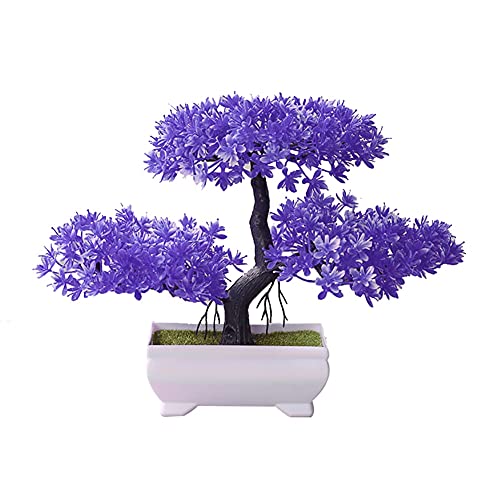 BZBZB Simulación de Planta en Maceta, Planta Artificial, Flor Artificial, hogar, bonsái, árbol, Planta en Maceta, Flor Falsa, Adorno en Maceta para el hoga