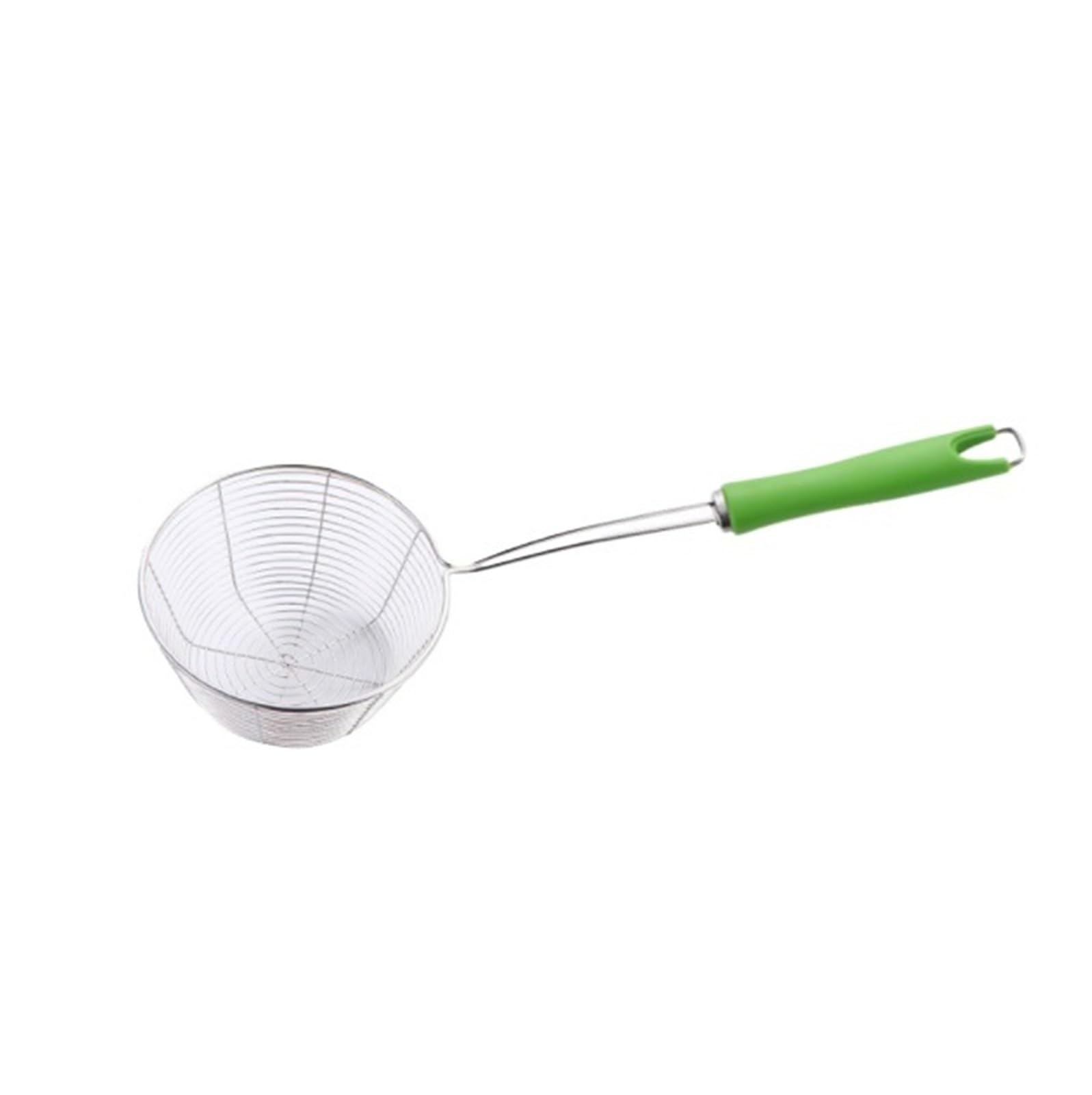 Sitko Kuchenne Durszlak Do Gotowania Sito Do Makaronu Ze Stali Nierdzewnej Smażenie W Gorącym Garnku Durszlak Gadżety Kuchenne Łyżka Do Odcedzania(Grün,43cm)