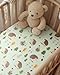 FILLEEP Baby Crib Sheets for Boys Girls Neutral, 2 Pack Crib Mattress Sheet for Standard Crib and Toddler Mattress, Super Soft Breathable Fitted Crib Sheet, 52