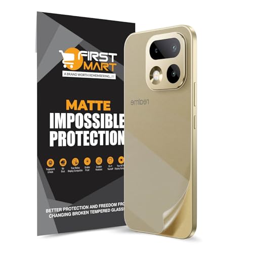 Image of FIRST MART Matte Back Screen Protector for Realme 16 Pro - TPU Anti-Glare Protection, Anti-Slip, Bubble-Free, Edge to Edge Coverage [ 1 Pack]