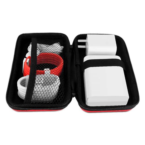 Image of iMangoo Travel Essential Electronics Organizer Charger Case Carrying Pouch | 6.5x3.2x1 inch Power Bank Tech Accessories Protective Storage Shockproof Portable Purse Men Women School Office Trips Must Have