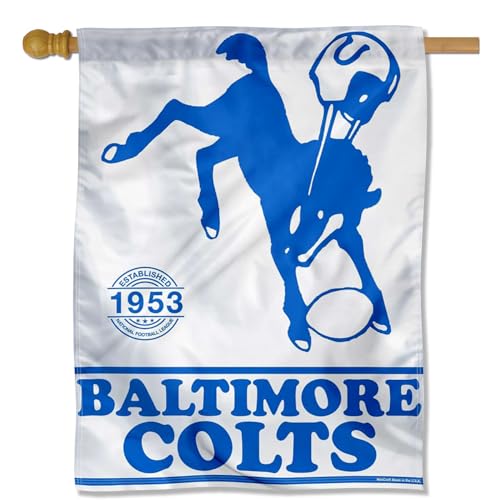 Bandera vintage Indianapolis Colts casa y jardin decoracion clasica americana