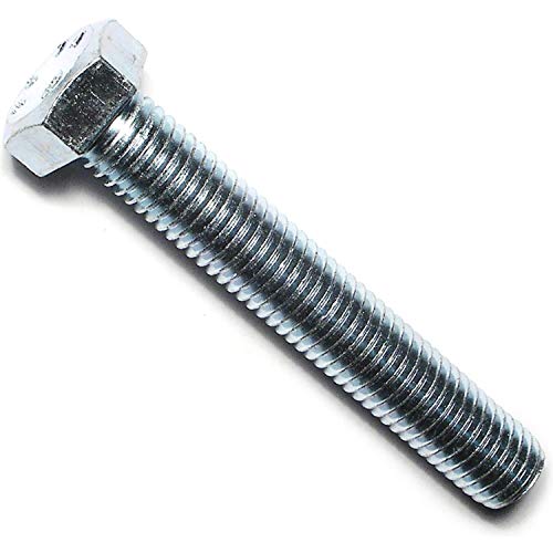 Image of Hard to Find Fastener Tap Hex Bolts, Durable Corrosion-Resistant Steel Hex Head Bolt for Home Improvement, DIY, Construction, 5 /8-11 x 4, Pack of 25