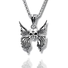 Skull Butterfly Necklace