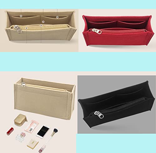 Insert de rangement Chanel Leboy noir S en feutre premium - 5