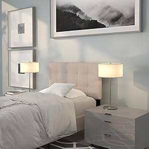 Flash Furniture Bedford Kopfteil Doppelbett Beige