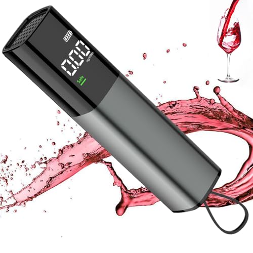 Alcoholimetro, Alcoholimetro Homologado Pantalla Digital LCD, Precisión de Grado, Alcolimetros Personal para Uso Doméstico y Profesional - Negro