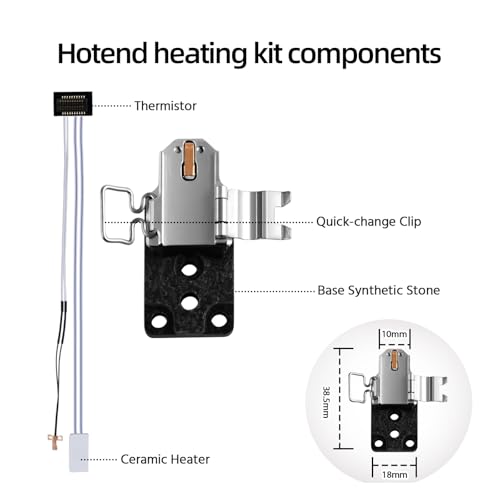 Kit de chauffage Hotend A1 IdeaFormer haute durabilité pour Bambu Lab A1