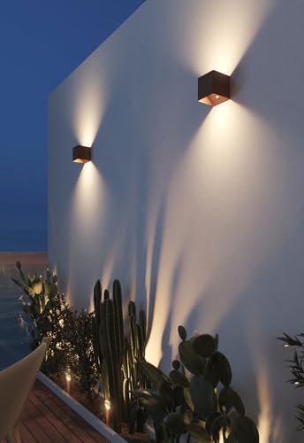 Applique LED sans fil Beneito Faure Lek Sensor 6W noire IP54