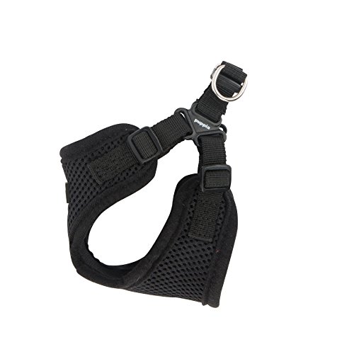 Image of Puppia PARA-HC1533-BK-L Black Soft Harness C Pet-Vest-Harnesses, Large