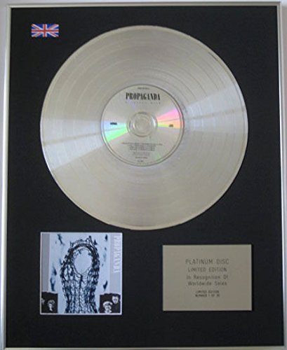 Century Music Awards PROPAGANDA - Limited Edition CD Platinum Disc - SECRET WISH