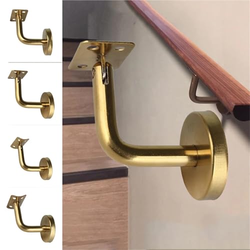 Support de rampe d'escalier robuste avec fixation murale renforcée en inox durable, x5