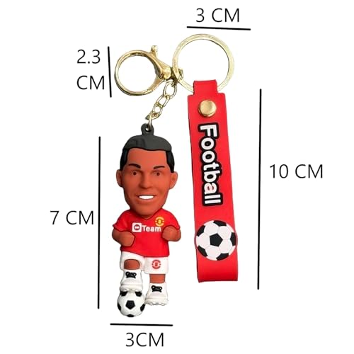 Image of Cute Cartoon Character Silicone 3D Key Chain with Strap Charm & Metal Hook, Merchandise Key Rings Gift for Kids Girls Boys Men & Women