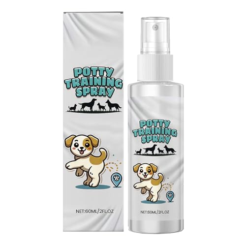 KOAHDE Spray Für Das Training Von Hunden,Hundetoiletten-Trainingshilfe für Innen,Welpen Toilettentraining Hilfe Hunde,Hunde Lockstoff Spray,60ML