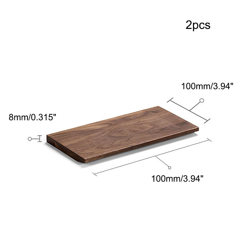 Amazon.co.jp: BAIWANLIN クルミ板クルミ材ボードピース厚さ8mm長さ/幅