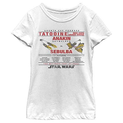 STAR WARS Anakin Vs Sebulba Girls Short Sleeve Tee Shirt