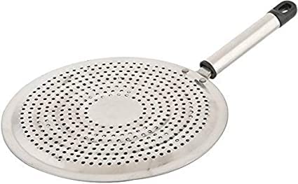ULTRAZON Stainless Steel Jali Roti Roast Grill 20 cm Dia/Papad Roaster/Chapati Toast Grill/paneer tandoor net/brinjal/Barbeque (pack of 1)