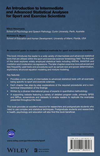 An Introduction to Intermediate and Advanced Statistical Analyses for Sport and Exercise Scientists - Image 2