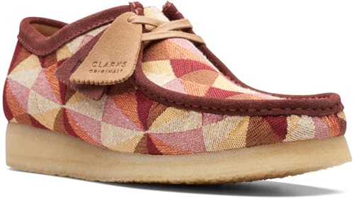 Clarks - Mens Wallabee Shoe, Color Yellow MUL, Size: 12.5 M US3