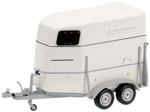 Preisvergleich Produktbild Minichamps 400905120 - Boeckmann Horse Trailer, Maßstab: 1:43, grau
