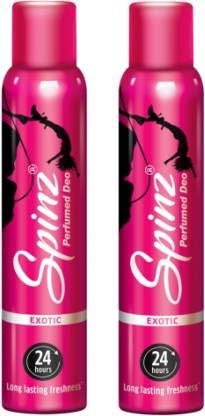 Spinz Exotic Deodorant Body Spray Pack of 2 Combo (150ML each)-image-13