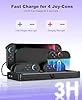 HASACOOL Switch 2 Ladestation & Aufbewahrungsstation für Nintendo Switch 2 Konsole - 4 Joy-Pads gleichzeitig Laden, 20 Spielkarten Fach mit Schutzdeckel, inkl. USB-C Kabel & Status-LEDs