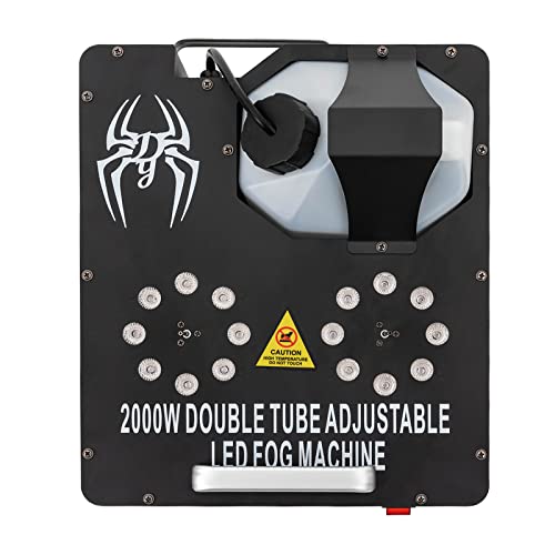 Máquina de Humo 2000W con 2 Boquillas y 16 LEDs RGB miniatura 4