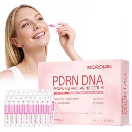 Salmon DNA Firming Serum for Wrinkles: 99% PDRN Triple Firming Concentrate - Fine Lines Look Reduced in 2-4 Weeks - Lightweight Fast-Absorbing Serum for Daily Use - 20 x 1.5ml
