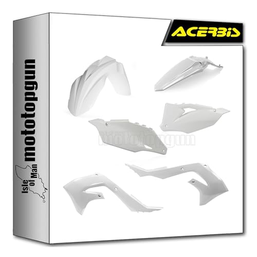 Cache carenage blanc Acerbis de qualité supérieure pour KXF 450 2019
