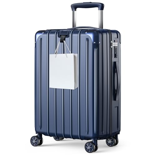 [Atzone Ginza] �X�[�c�P�[�X ���y�� ���ꋭ���t���[���̗p �ϏՌ� ��e�� �L�����[�o�b�O �É� �_�u���L���X�^�[ �B���t�b�N�@�\ �L�����[�P�[�X TSA���b�N���� 360�x��] �C�w���s �C�O �r�W�l�X �o�� (�l�C�r�[, L�T�C�Y�i7��~