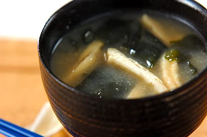 Miniatura 4 de Ingredientes de sopa de miso 3.53 oz No.3 + No.4 (tofu frito, cebollas verdes y algas wakame en el número 3, tofu, cebollas verdes y algas wakame en