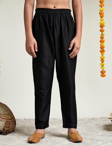 Image of Amazon Brand - Symbol Boy's Festive Embellished Kurta Pajama Set