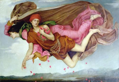 Cuadro de Evelyn De Morgan Noche y sueño para decoración del hogar