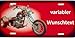 Produktbild Nummernschild und Namensschild Motorrad Trike selbst Gestalten und Bedrucken lassen, witterungsbeständig Ideale Geschenkidee Metallschild, Aluminium-Schild Aluschild, Kennzeichen-Schilder