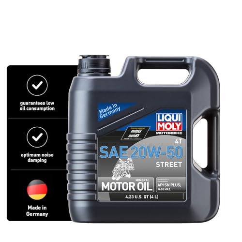 LIQUI MOLY Motorbike 4T 20W-50 Street | 4 L | Motorrad 4-Takt-Öl | Art.-Nr.: 1696