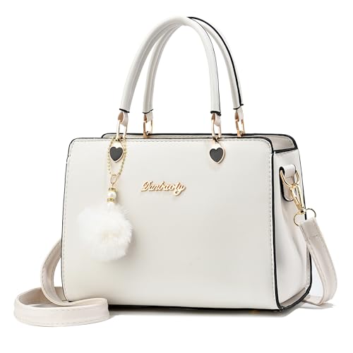 Xiaoyu Fashion Purses and Handbags for Women Ladies Small Crossbody bag Top Handle Satchel Shoulder Bags Totes (White)