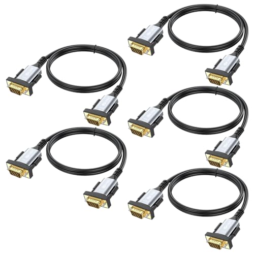 Câble VGA 1,8 m gris idéal pour aménager un double écran au bureau