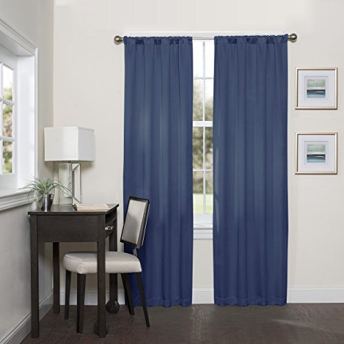 ECLIPSE Room Darkening Curtains for Bedroom - Darrell 37" x 84" Thermal Insulated