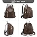 LBiayion Women‘s Backpack Purse Leather Anti-theft Large Fashion Designer Travel Backpack Bag Men's Backpack Shoulder Bags, D-brown