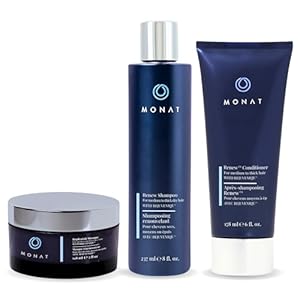 Renew™ Hydrating Hair Care System – Shampoo, Conditioner, and Masque System for Dry, Brittle Hair (8 oz/6 oz/5 oz)