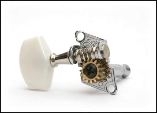 Cigar Box Guitar Parts: Shane Speal Signature Tuners For 4-String Guitars - 2 Left / 2 Right #TOP23