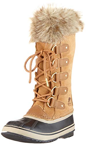Sorel - Women's Joan of Arctic Waterproof Insulated Winter Boot, Camel Brown, Black