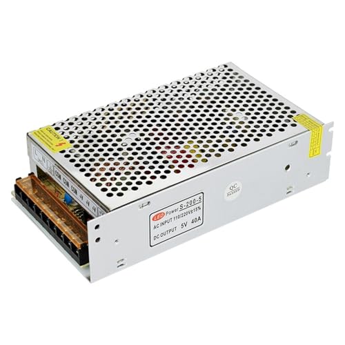 Alimentation LED 5V 40A 200W à découpage pour panneau publicitaire