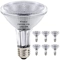 Vinaco PAR30 Long Neck Halogen 75W 120V, Long Lasting 6 Pack PAR30L Flood Light Bulb, PAR30 Dimmable, High Output 1100LM with PAR30 E26 Warm White 2800K Indoor Outdoor PAR30LN