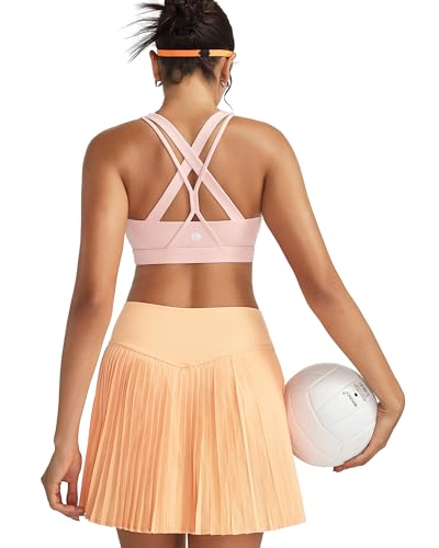 Image of RUNNING GIRL Sports Bra for Women High Support, Criss-Cross Back Padded Strappy Sports Bras Yoga Bra with Removable Cups