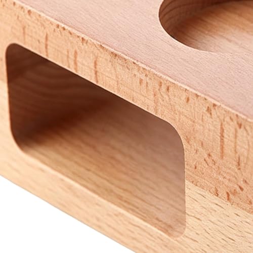 Organizador multifuncional de madera para eliminar el desorden en tu barra de espresso 7
