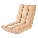 Pouf géant Pouf moulable Pouf Poire Petite Chaise de Plancher rembourrée Pliable avec Dossier réglable Coussin de siège épais Fauteuil de Salon Paresseux avec Fauteuil de méditation (Color : Khaki)