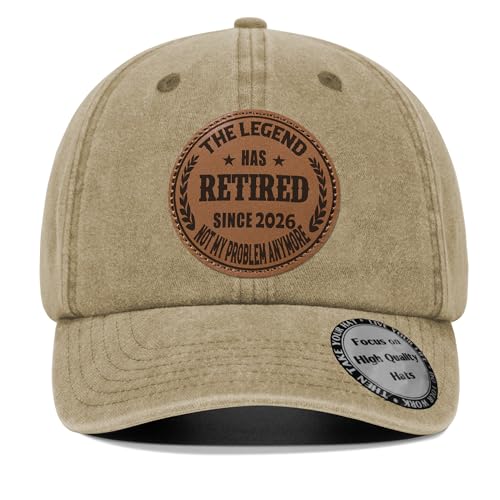 Image of Retirement Gifts for Men,2026 Retired Hat for Dad Coworkers Friends