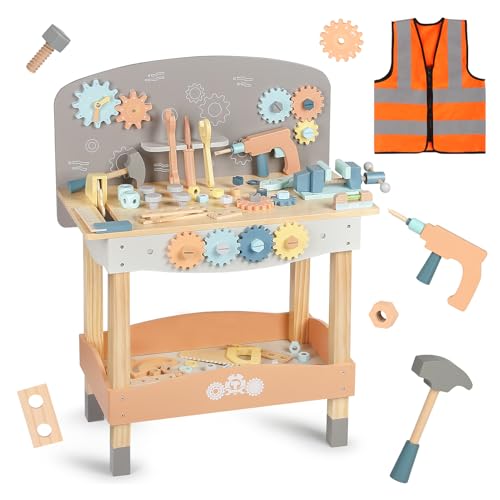 Banco herramientas juguete juguetes niños caja herramientas juguete con chaleco