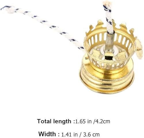 Miniatura 5 de Lámparas de aceite, soporte de mechas, repuesto de mecha de queroseno, antorcha de mecha de fibra de vidrio, botella de vino, lámpara de vela de